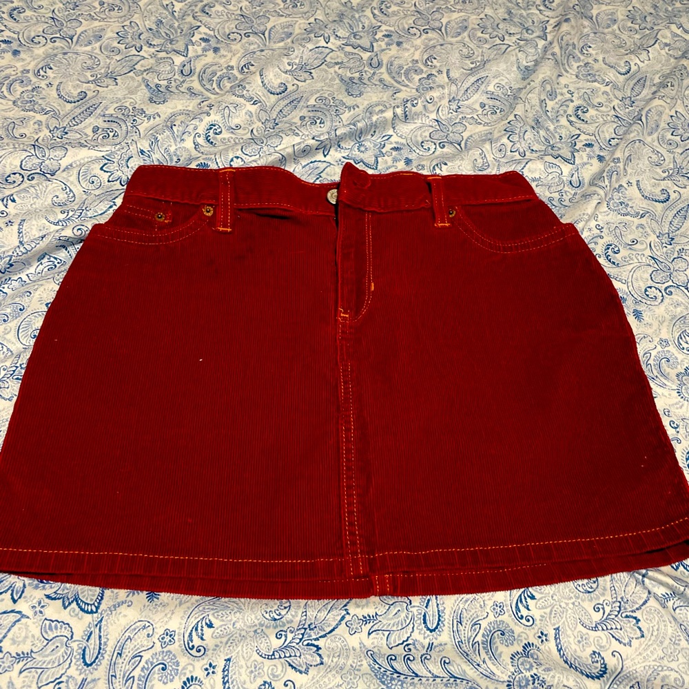 Gap jeans Cordoroy mini skirt